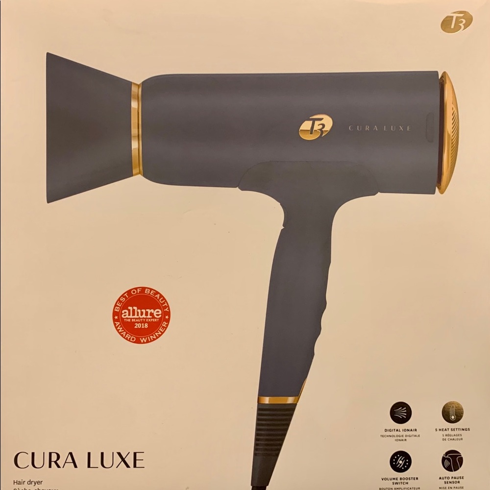 T3 Cura Luxe Hair Dryer MIDNIGHT BLUE